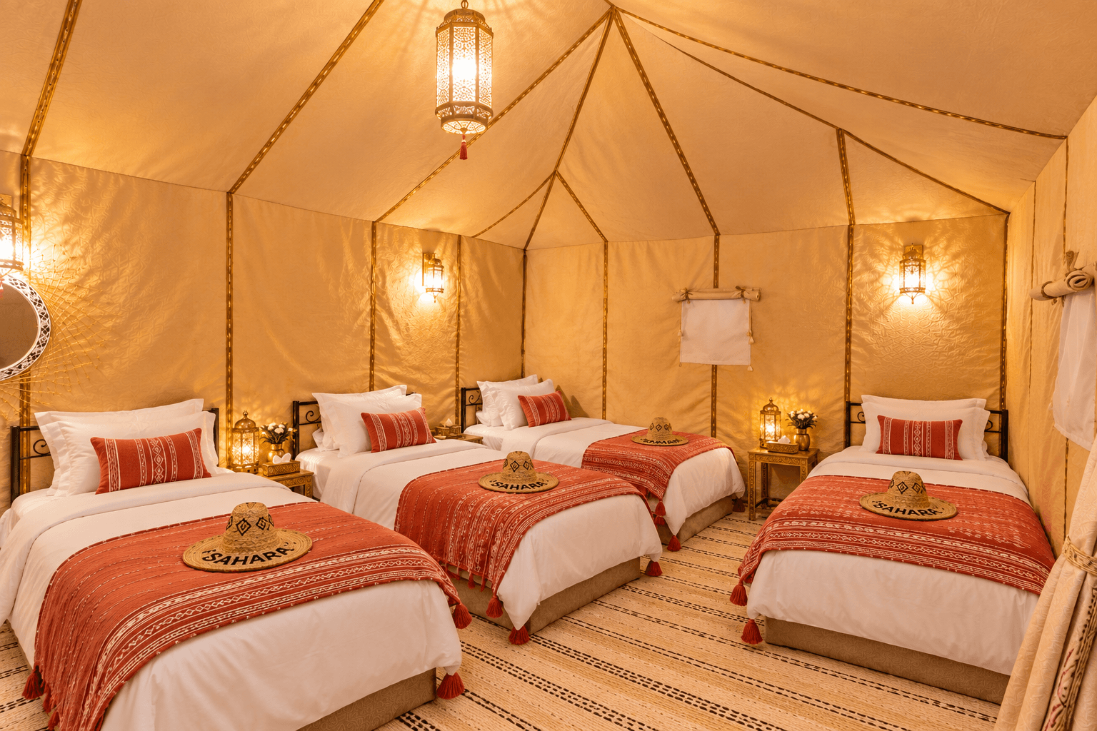 Merzouga Deluxe Quadruple Tent